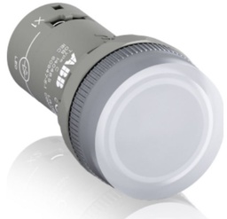 [PELECOMMPW222] VOYANT LUMINEUX (ABB CL2-523C) 230V, Ø22, LED blanc