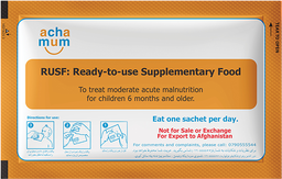 [NFOSRUSFCPP10] READY TO USE SUPPLEMENTARY FOOD, chick peas paste, 100g