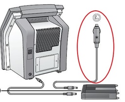 [ELAECD4A604] (CD4 analyser FACSPresto) CAR BATTERY CHARGE ADAPTOR 658860