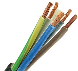 [PELECABL5G6CM] CABLE flexible, rubber, 5G6mm², per metre