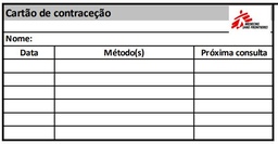 [SMSTCAROF04P] CARTE DE SOINS CONTRACEPTIFS PATIENT, port.,A4 recto,8cartes