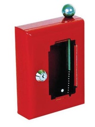 [PSAFALARBK5] EMERGENCY KEY BOX, break glass, 160x120x50mm, 1 hook+hammer