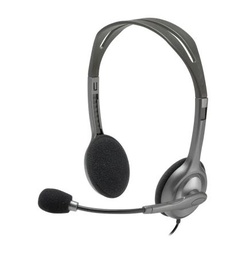 [ADAPLAPA0HSL] HEADSET with microphone (Logitech H110) 3.5mm dual plug