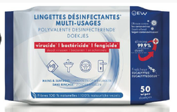 [PHYGDISIWP1] LINGETTES désinfectantes multi usage, pack de 100