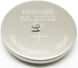 [PELEBATTBM2] BATTERY button, rechargeable (ML2032) Li-ion, 3V 20x3.2mm