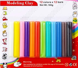 [EPSYMCLA12-] MODELING CLAY, set of 12 colours