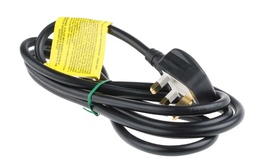 [PELEEXTD021UB] POWER CORD, 3G1.5²/2m, UK fused 13A plug male 1 side, black