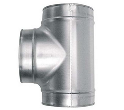 [CCLIVENT0OF6] T-COUPLING, galvanized, 90°, Ø355mm to Ø160mm