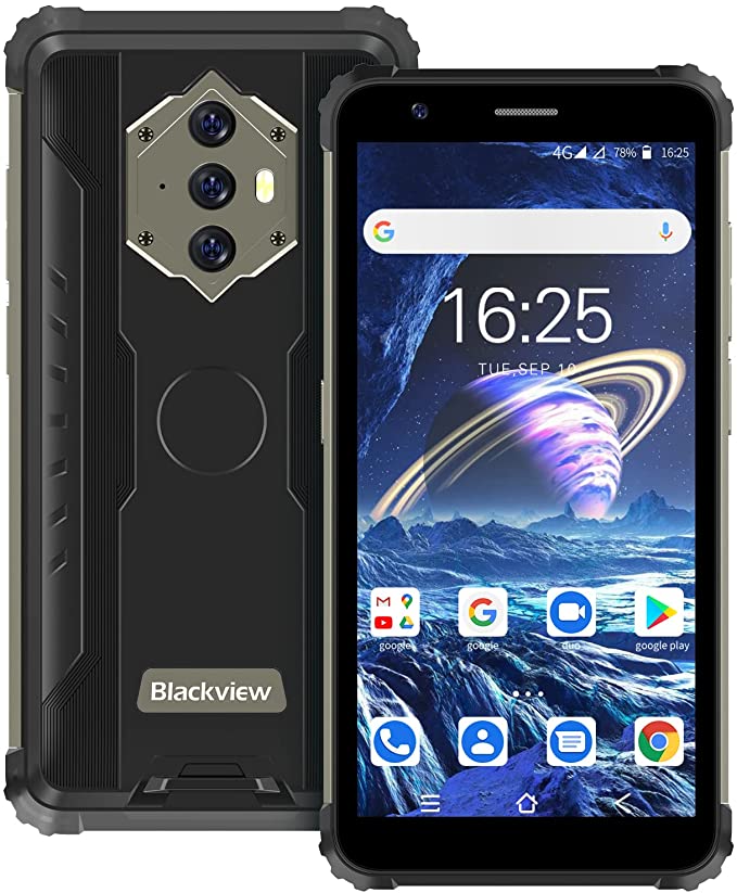 Blackview BV6600E 5.7インチ 32GB Android 11 Blackview BV6600Eビッグバッテリー8580mah頑丈なスマートフォン