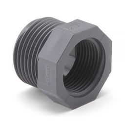 [CWATCVRET635Y] REDUCER COUPLING bushing, threaded, PVC, Ø 63-50mm, MxF