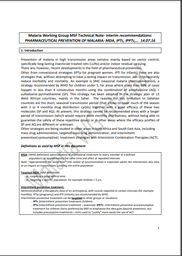 [L006MALM17E-E] Malaria chemoprevention technical note :  MDA, IPTc, IPPTc,…