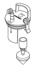 [EEMDPUMS429] (Vario18) COUVERCLE bocal PSU 250ml+disp.débordement077.0440