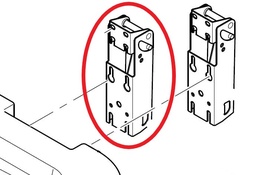 [ELAEBBRS317] (blood bank MB3000G) HINGE INSIDE 292.8503.31