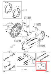 [YTOY04949-BZ050] PLUGS rear brake, RUSH, set