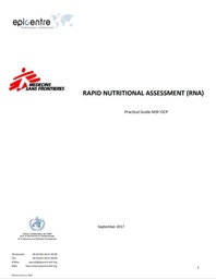 [L016NUTM38E-P] Rapid Nutritional Assessment (RNA)