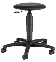 [AFURCHAISSR] TABOURET pivotant, acier, Ø ±35cm hauteur ±40/85cm