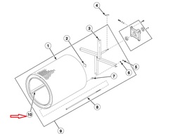 [PHYGDRYEID320] (IPSO DR35) CYLINDER RIB ASSEMBLY