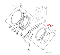 [PHYGDRYEID330] (IPSO DR35) DOOR SEAL KIT