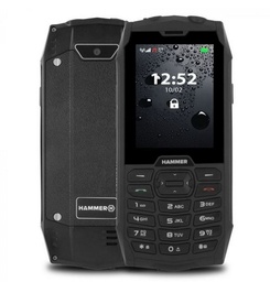 [PCOMPHONH04] MOBILE PHONE armoured (Hammer 4) dual-SIM + bluetooth