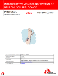 [L008SURM11E-E] Intraoperative Monitoring/Reversal of Neuromuscular Blockade