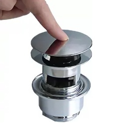 [CWATPLUMDPS] BONDE DE VIDAGE a bouton-poussoire, inox