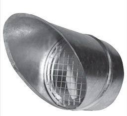 [CCLIVENTSAG2] AIR OUTLET DUCT bird beak (S&P APC-200) Ø 200mm