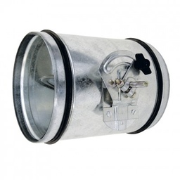 [CCLIVENT00D2] DAMPER manual, galvanized, single blade, for Ø 200mm duct