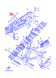 [YYAM36X-22323-00] (Yamaha AG200) SUPPORT 3 CHAIN GUARD