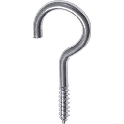 [PHDWHANGH3ISS] SCREW HOOK cup shaped, steel, 3', for ceiling