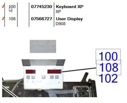 [EDIMXRUS710] (unité RX mobile Mobilett XP) AFFICHAGE UTILISATEUR 7566727