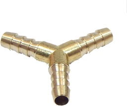[TVECCOUPGYR9] Y-COUPLING grooved, brass, for diesel hose 9mm