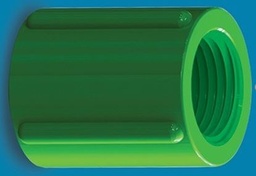 [CWATCVCOT12HF] CONNECTOR COUPLING threaded, PVC, Ø ½", FxF