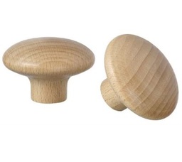 [AFURDRAWWKD] ROUND KNOBS, wood, for drawer