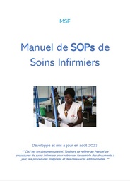 [L029NURM09F-P] Manuel de SOPs de Soins Infirmiers