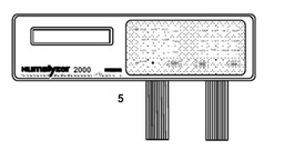 [ELAESPES428] (spectro Humalyzer 2000) OVERLAY with keypads 18380/10