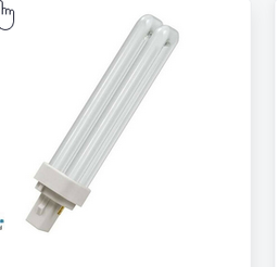 [PELELIGBB18P6] AMPOULE fluocompacte B22, 18W, 6500K, type PIN, longue