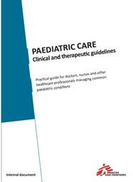[L010PEDM05E-P] Paediatric Care. Clinical and therapeutic guidelines