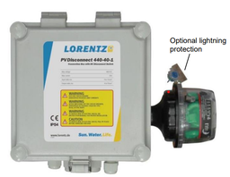 [CWATPUMA0L0PD] (Lorentz pump) PV DISCONNECT (440-40-1) poly carbonate,1.9kg