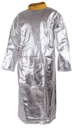 [PSAFAPROA1S] APRON heat resistant, aluminized, with sleeves, size L