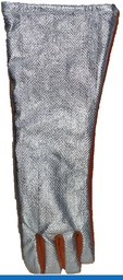 [PSAFGLOVH10A] GLOVES heat resistant, leather,5 fingers,T10,aluminized back