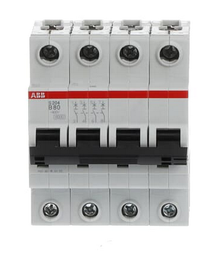 [PELEMCBA4B80L] CIRCUIT BREAKER MCB (ABB) B-curve, 80A Icu10kA, 4P mod