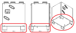 [CCLIVENTFTS] (Cocoon T30) PIEDS SUPPORTS, 4 pcs