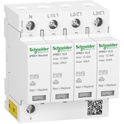 [PELEPROTS3M1] LIGHTNING-SURGE PROT. type 1+2 (A9L16482) 3P+E/10kA, modular