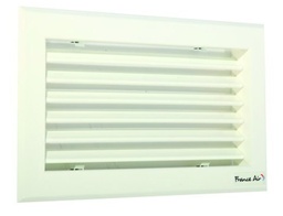 [CCLIVENTF8R3] GRILLE DE REPRISE (GFC 81) acier, 300x300mm, blanc