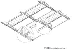 [PELESOLA3FSR5] (Renusol FS pro) MOUNTING RAIL SET 1500 (R520220)