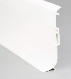 [CBUISKIRBAP01] BASEBOARD straight, PVC, 3000x90mm, soft-lip