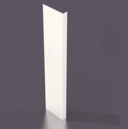 [CBUISKIRWCP01] CORNIERE MUR angle sortant, PVC, 115x25x3000mm