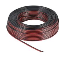 [PELECABL2F1FM] CABLE souple, 2x1,5mm², plat, le mètre