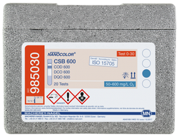 [CWATTESTMNO60] TEST DCO cuve ronde, Nanocolor DCO 600, 20 tests