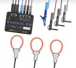 [PELEMEASAFT] POWER LOGGER (Emonio P3-50 + temp.) 3 phase, 32GB